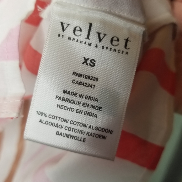 Velvet by Graham & Spencer whitley striped blouse - Picture 5 of 9